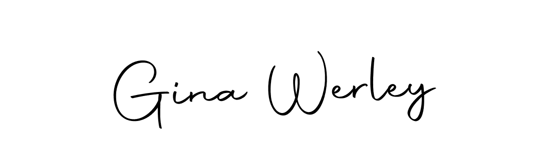 How to make Gina Werley signature? Autography-DOLnW is a professional autograph style. Create handwritten signature for Gina Werley name. Gina Werley signature style 10 images and pictures png