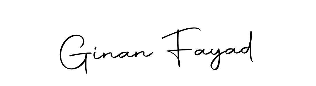 You should practise on your own different ways (Autography-DOLnW) to write your name (Ginan Fayad) in signature. don't let someone else do it for you. Ginan Fayad signature style 10 images and pictures png