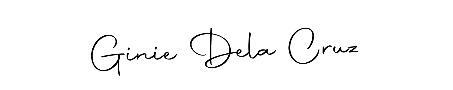 How to make Ginie Dela Cruz signature? Autography-DOLnW is a professional autograph style. Create handwritten signature for Ginie Dela Cruz name. Ginie Dela Cruz signature style 10 images and pictures png
