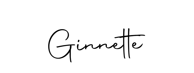 Use a signature maker to create a handwritten signature online. With this signature software, you can design (Autography-DOLnW) your own signature for name Ginnette. Ginnette signature style 10 images and pictures png