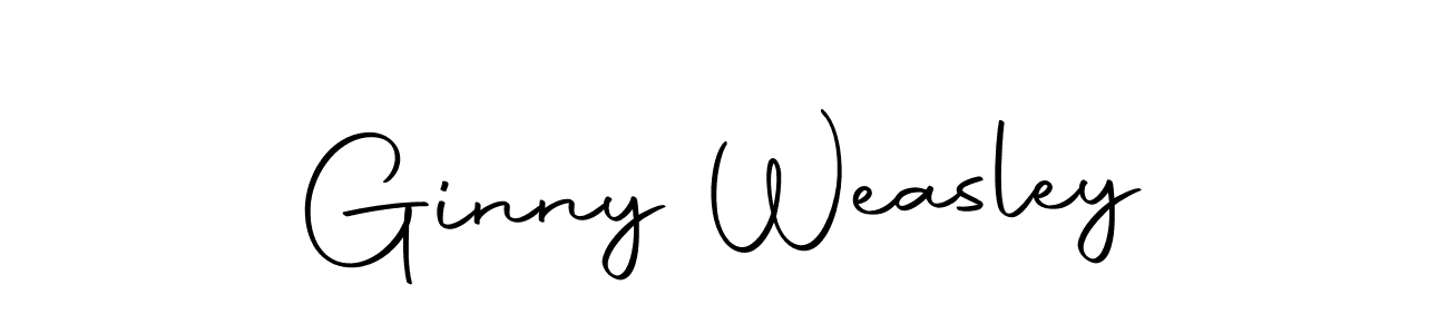 Make a beautiful signature design for name Ginny Weasley. With this signature (Autography-DOLnW) style, you can create a handwritten signature for free. Ginny Weasley signature style 10 images and pictures png