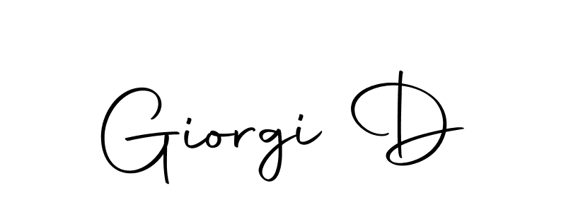 How to make Giorgi D name signature. Use Autography-DOLnW style for creating short signs online. This is the latest handwritten sign. Giorgi D signature style 10 images and pictures png