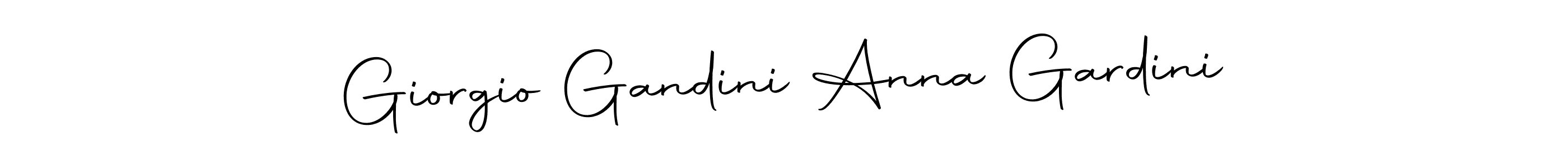 Make a short Giorgio Gandini Anna Gardini signature style. Manage your documents anywhere anytime using Autography-DOLnW. Create and add eSignatures, submit forms, share and send files easily. Giorgio Gandini Anna Gardini signature style 10 images and pictures png