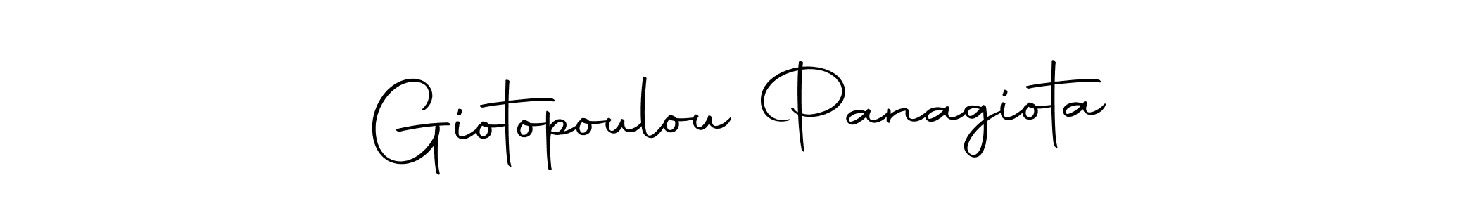 How to make Giotopoulou Panagiota name signature. Use Autography-DOLnW style for creating short signs online. This is the latest handwritten sign. Giotopoulou Panagiota signature style 10 images and pictures png
