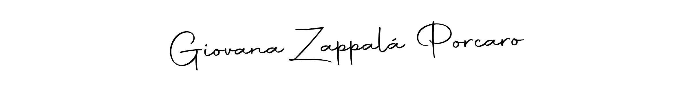 Design your own signature with our free online signature maker. With this signature software, you can create a handwritten (Autography-DOLnW) signature for name Giovana Zappalá Porcaro. Giovana Zappalá Porcaro signature style 10 images and pictures png