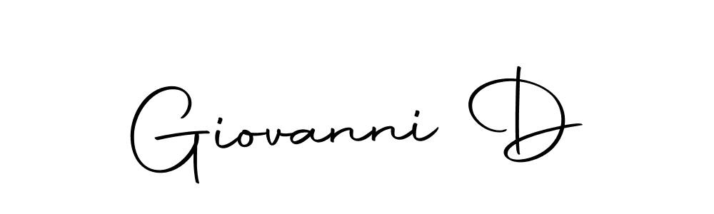 Use a signature maker to create a handwritten signature online. With this signature software, you can design (Autography-DOLnW) your own signature for name Giovanni D. Giovanni D signature style 10 images and pictures png