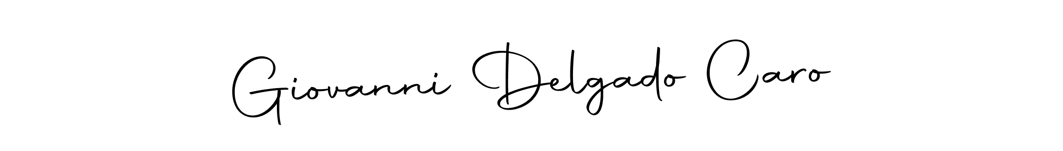 How to make Giovanni Delgado Caro name signature. Use Autography-DOLnW style for creating short signs online. This is the latest handwritten sign. Giovanni Delgado Caro signature style 10 images and pictures png