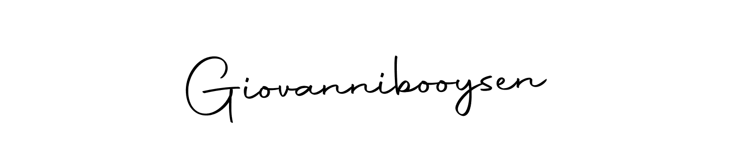 How to make Giovannibooysen signature? Autography-DOLnW is a professional autograph style. Create handwritten signature for Giovannibooysen name. Giovannibooysen signature style 10 images and pictures png