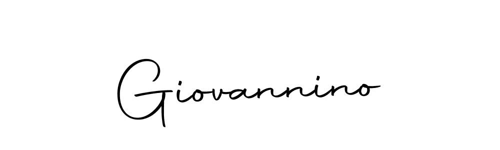 How to make Giovannino signature? Autography-DOLnW is a professional autograph style. Create handwritten signature for Giovannino name. Giovannino signature style 10 images and pictures png