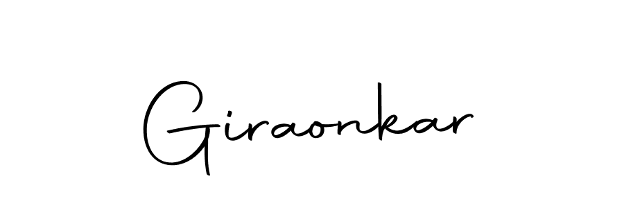 Make a beautiful signature design for name Giraonkar. With this signature (Autography-DOLnW) style, you can create a handwritten signature for free. Giraonkar signature style 10 images and pictures png