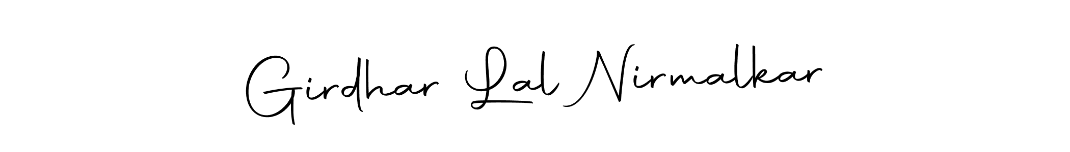 It looks lik you need a new signature style for name Girdhar Lal Nirmalkar. Design unique handwritten (Autography-DOLnW) signature with our free signature maker in just a few clicks. Girdhar Lal Nirmalkar signature style 10 images and pictures png