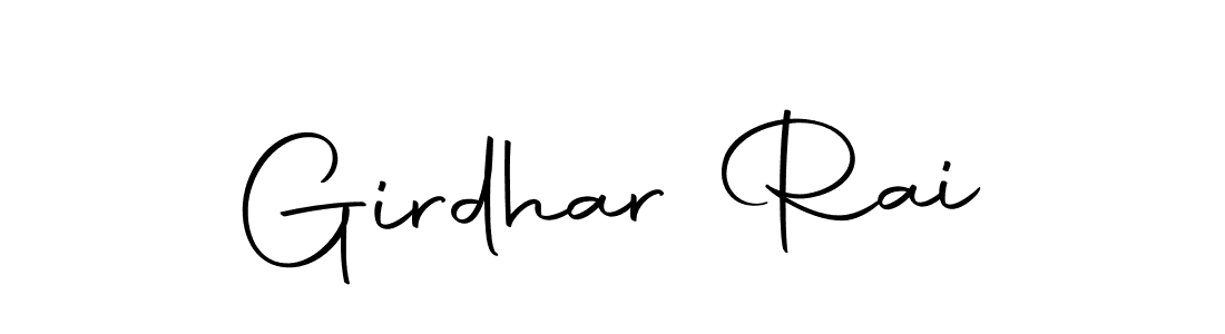 Similarly Autography-DOLnW is the best handwritten signature design. Signature creator online .You can use it as an online autograph creator for name Girdhar Rai. Girdhar Rai signature style 10 images and pictures png