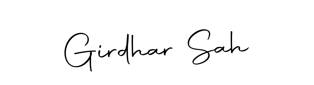 Girdhar Sah stylish signature style. Best Handwritten Sign (Autography-DOLnW) for my name. Handwritten Signature Collection Ideas for my name Girdhar Sah. Girdhar Sah signature style 10 images and pictures png