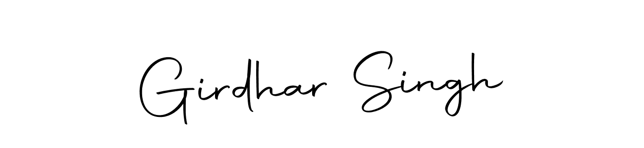 Autography-DOLnW is a professional signature style that is perfect for those who want to add a touch of class to their signature. It is also a great choice for those who want to make their signature more unique. Get Girdhar Singh name to fancy signature for free. Girdhar Singh signature style 10 images and pictures png