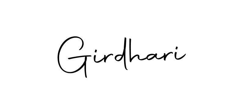 Create a beautiful signature design for name Girdhari. With this signature (Autography-DOLnW) fonts, you can make a handwritten signature for free. Girdhari signature style 10 images and pictures png