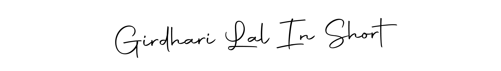 Once you've used our free online signature maker to create your best signature Autography-DOLnW style, it's time to enjoy all of the benefits that Girdhari Lal In Short name signing documents. Girdhari Lal In Short signature style 10 images and pictures png