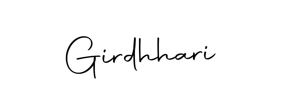 Girdhhari stylish signature style. Best Handwritten Sign (Autography-DOLnW) for my name. Handwritten Signature Collection Ideas for my name Girdhhari. Girdhhari signature style 10 images and pictures png