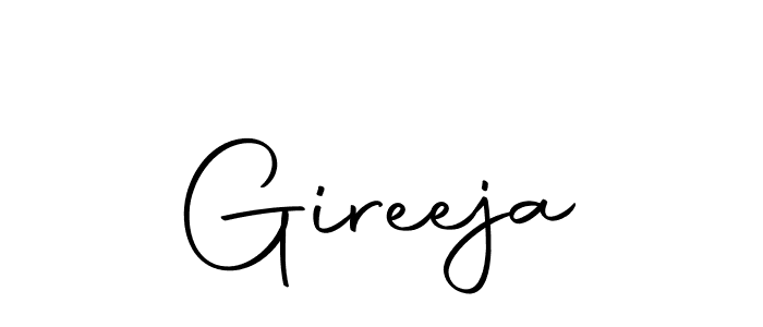 Here are the top 10 professional signature styles for the name Gireeja. These are the best autograph styles you can use for your name. Gireeja signature style 10 images and pictures png