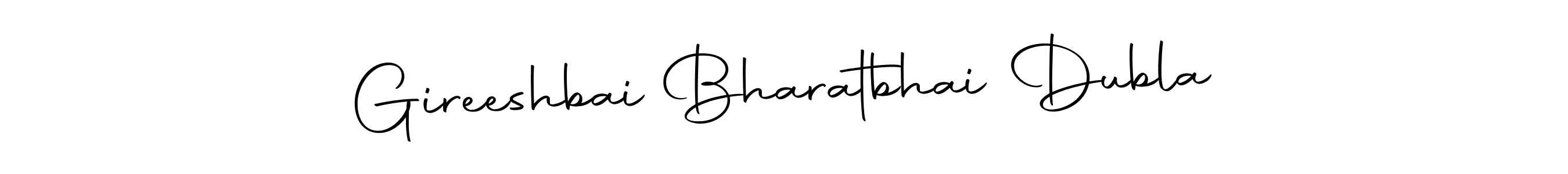 Similarly Autography-DOLnW is the best handwritten signature design. Signature creator online .You can use it as an online autograph creator for name Gireeshbai Bharatbhai Dubla. Gireeshbai Bharatbhai Dubla signature style 10 images and pictures png