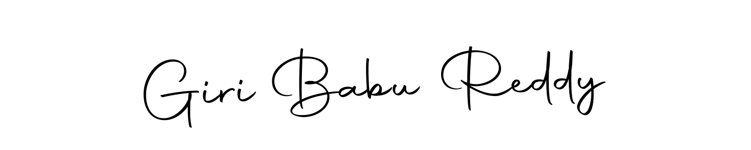 Make a beautiful signature design for name Giri Babu Reddy. Use this online signature maker to create a handwritten signature for free. Giri Babu Reddy signature style 10 images and pictures png