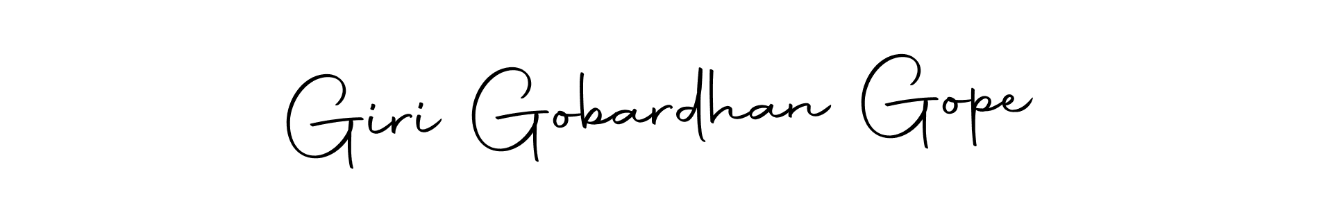 Make a beautiful signature design for name Giri Gobardhan Gope. With this signature (Autography-DOLnW) style, you can create a handwritten signature for free. Giri Gobardhan Gope signature style 10 images and pictures png