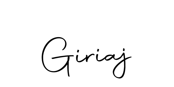 The best way (Autography-DOLnW) to make a short signature is to pick only two or three words in your name. The name Giriaj include a total of six letters. For converting this name. Giriaj signature style 10 images and pictures png