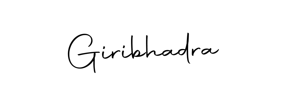 How to make Giribhadra signature? Autography-DOLnW is a professional autograph style. Create handwritten signature for Giribhadra name. Giribhadra signature style 10 images and pictures png