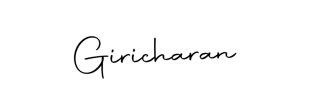You can use this online signature creator to create a handwritten signature for the name Giricharan. This is the best online autograph maker. Giricharan signature style 10 images and pictures png