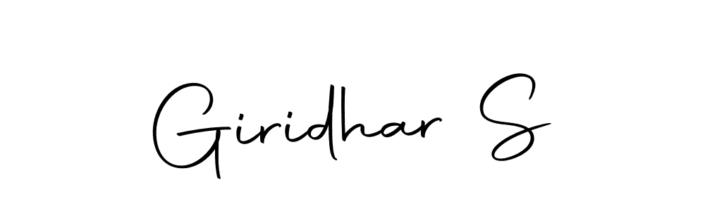 This is the best signature style for the Giridhar S name. Also you like these signature font (Autography-DOLnW). Mix name signature. Giridhar S signature style 10 images and pictures png