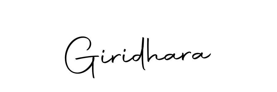 Create a beautiful signature design for name Giridhara. With this signature (Autography-DOLnW) fonts, you can make a handwritten signature for free. Giridhara signature style 10 images and pictures png