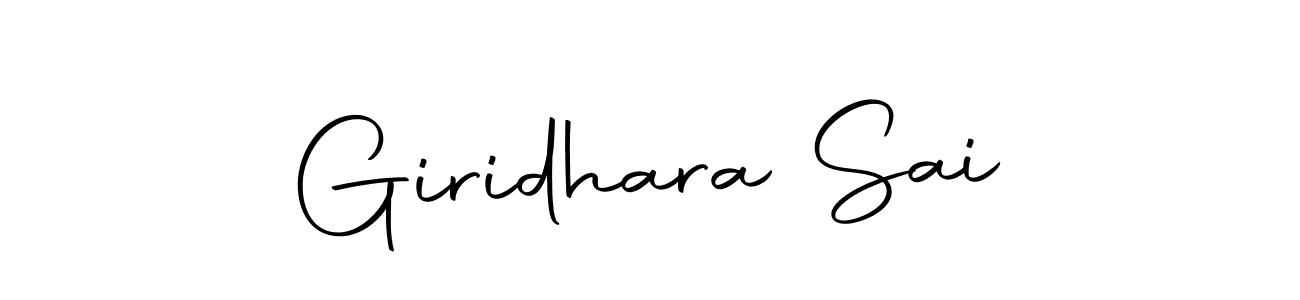 Giridhara Sai stylish signature style. Best Handwritten Sign (Autography-DOLnW) for my name. Handwritten Signature Collection Ideas for my name Giridhara Sai. Giridhara Sai signature style 10 images and pictures png