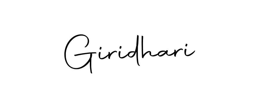 How to make Giridhari name signature. Use Autography-DOLnW style for creating short signs online. This is the latest handwritten sign. Giridhari signature style 10 images and pictures png