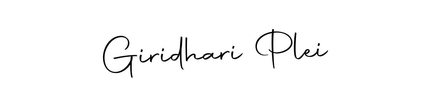 Autography-DOLnW is a professional signature style that is perfect for those who want to add a touch of class to their signature. It is also a great choice for those who want to make their signature more unique. Get Giridhari Plei name to fancy signature for free. Giridhari Plei signature style 10 images and pictures png