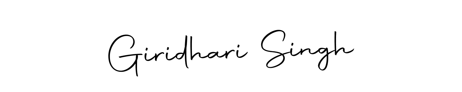 Similarly Autography-DOLnW is the best handwritten signature design. Signature creator online .You can use it as an online autograph creator for name Giridhari Singh. Giridhari Singh signature style 10 images and pictures png