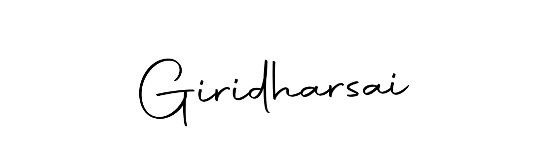 Make a beautiful signature design for name Giridharsai. With this signature (Autography-DOLnW) style, you can create a handwritten signature for free. Giridharsai signature style 10 images and pictures png