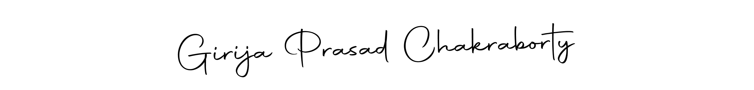 Design your own signature with our free online signature maker. With this signature software, you can create a handwritten (Autography-DOLnW) signature for name Girija Prasad Chakraborty. Girija Prasad Chakraborty signature style 10 images and pictures png