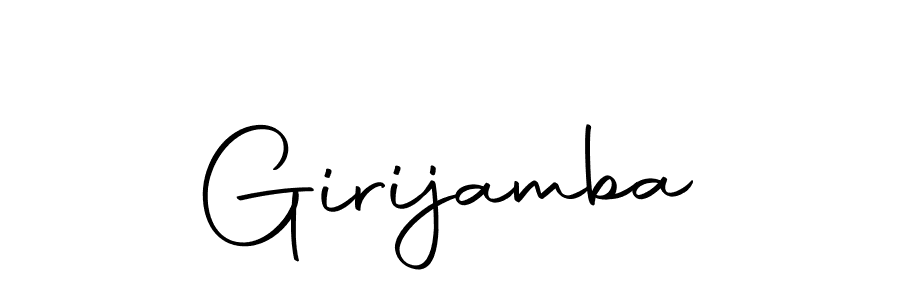 How to make Girijamba name signature. Use Autography-DOLnW style for creating short signs online. This is the latest handwritten sign. Girijamba signature style 10 images and pictures png