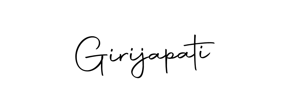 Make a beautiful signature design for name Girijapati. With this signature (Autography-DOLnW) style, you can create a handwritten signature for free. Girijapati signature style 10 images and pictures png