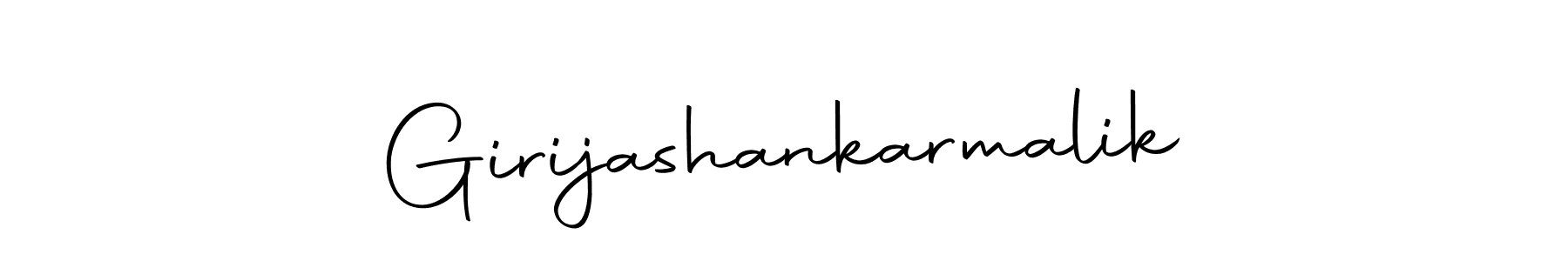 How to make Girijashankarmalik signature? Autography-DOLnW is a professional autograph style. Create handwritten signature for Girijashankarmalik name. Girijashankarmalik signature style 10 images and pictures png