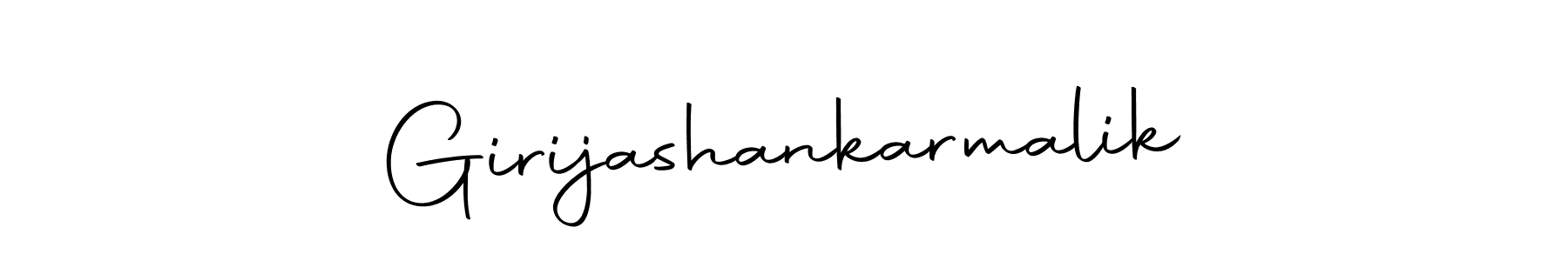 How to make Girijashankarmalik signature? Autography-DOLnW is a professional autograph style. Create handwritten signature for Girijashankarmalik name. Girijashankarmalik signature style 10 images and pictures png