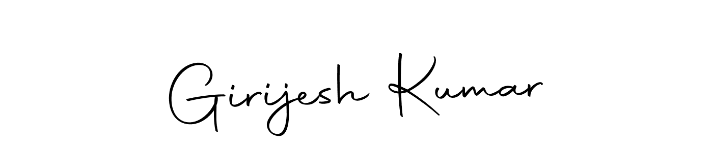 How to make Girijesh Kumar signature? Autography-DOLnW is a professional autograph style. Create handwritten signature for Girijesh Kumar name. Girijesh Kumar signature style 10 images and pictures png
