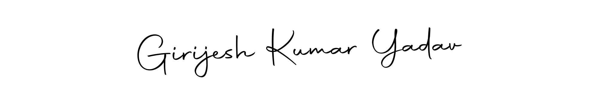 Also we have Girijesh Kumar Yadav name is the best signature style. Create professional handwritten signature collection using Autography-DOLnW autograph style. Girijesh Kumar Yadav signature style 10 images and pictures png
