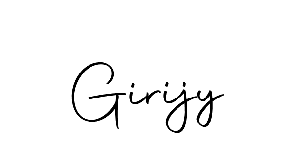 Similarly Autography-DOLnW is the best handwritten signature design. Signature creator online .You can use it as an online autograph creator for name Girijy. Girijy signature style 10 images and pictures png
