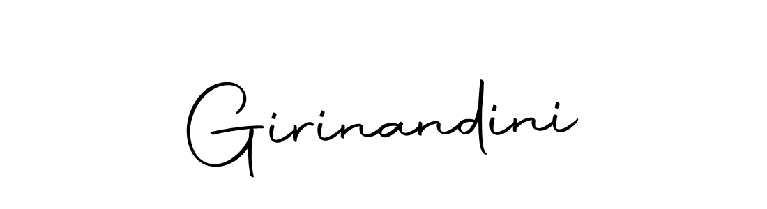 Create a beautiful signature design for name Girinandini. With this signature (Autography-DOLnW) fonts, you can make a handwritten signature for free. Girinandini signature style 10 images and pictures png