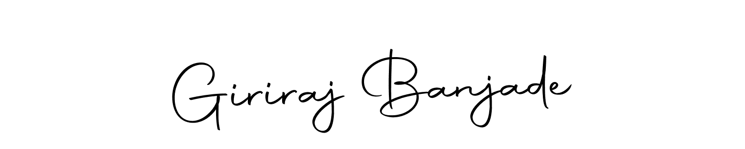 Also we have Giriraj Banjade name is the best signature style. Create professional handwritten signature collection using Autography-DOLnW autograph style. Giriraj Banjade signature style 10 images and pictures png