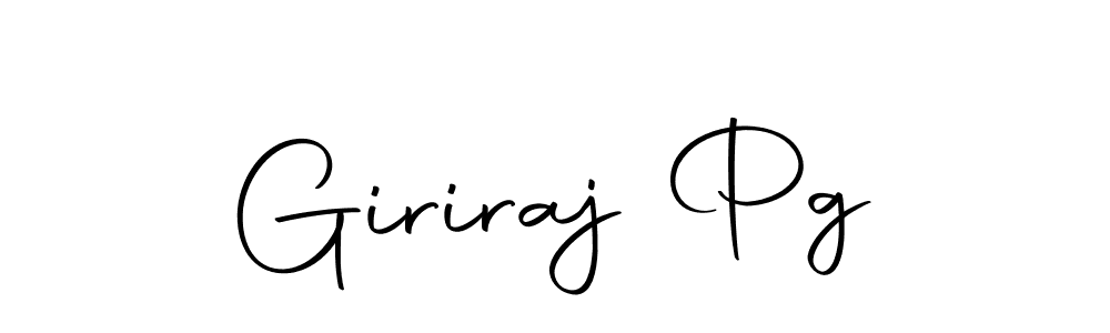 Use a signature maker to create a handwritten signature online. With this signature software, you can design (Autography-DOLnW) your own signature for name Giriraj Pg. Giriraj Pg signature style 10 images and pictures png