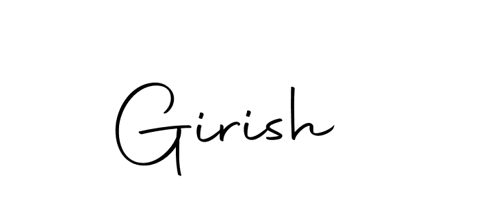 Also we have Girish  name is the best signature style. Create professional handwritten signature collection using Autography-DOLnW autograph style. Girish  signature style 10 images and pictures png