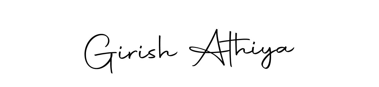 Use a signature maker to create a handwritten signature online. With this signature software, you can design (Autography-DOLnW) your own signature for name Girish Athiya. Girish Athiya signature style 10 images and pictures png