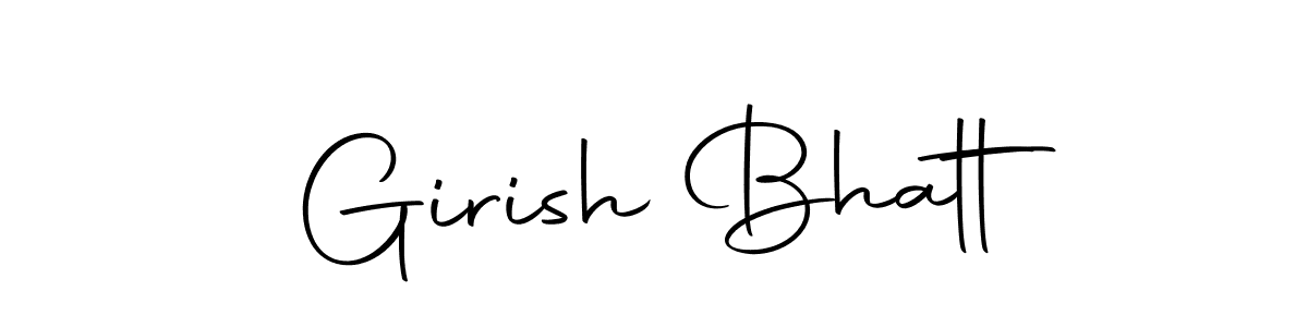 Make a beautiful signature design for name Girish Bhatt. Use this online signature maker to create a handwritten signature for free. Girish Bhatt signature style 10 images and pictures png