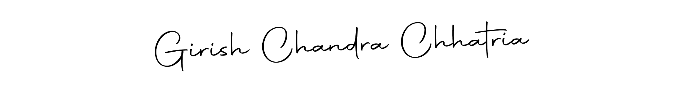 How to make Girish Chandra Chhatria signature? Autography-DOLnW is a professional autograph style. Create handwritten signature for Girish Chandra Chhatria name. Girish Chandra Chhatria signature style 10 images and pictures png